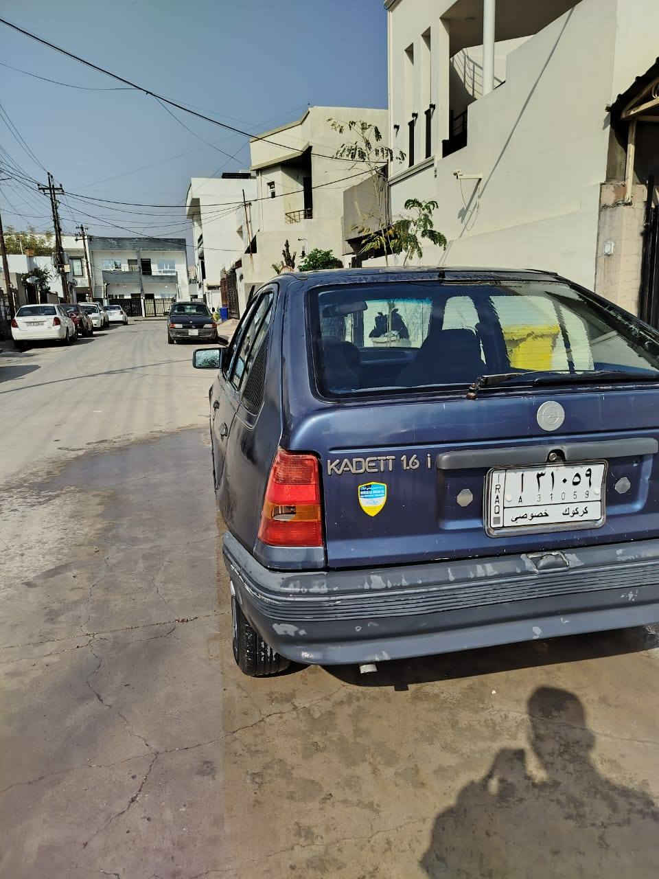 السلام عليكم 
اوبل كاديت للبيع محرك 16محرك گير صدر كله شرط 
تايرات جدد شرط  
مشروع وطني العنوان كركوك 
 السعر30وبيه مجال الاسفسار الاتصال ***********
