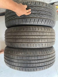 تايرات جدددد غير مستخدمات ( ما مشدودات ع سياره ) قياس 18/225/55 ما يحت...