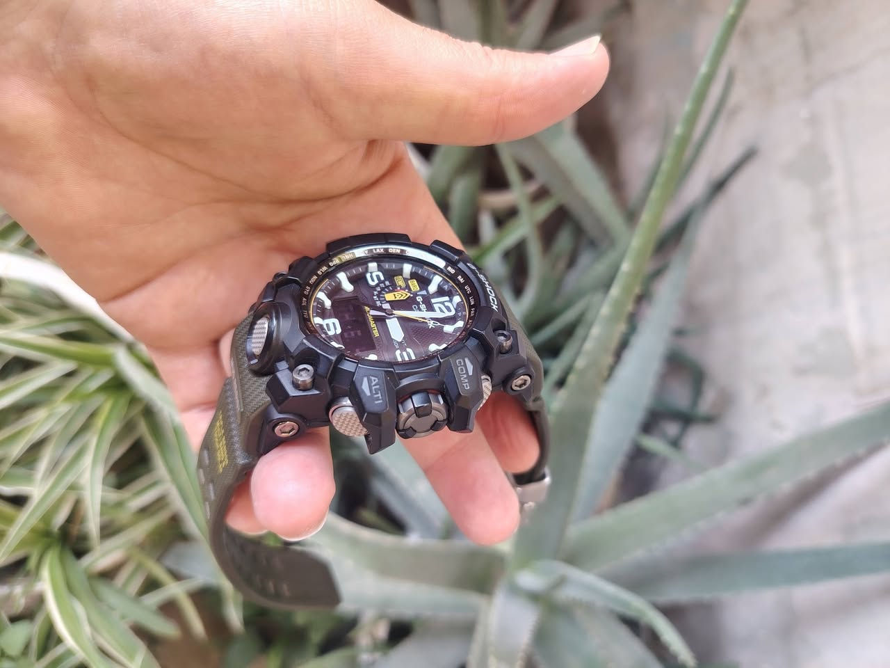 ⌚ للبيع: ساعة كاسيو جي شوك مدماستر التكتيكية (G-Shock Mudmaster GWG-1000) الأصلية
​لعشاق الفخامة والأداء التكتيكي الخارق، معروضة للبيع الساعة الوحش من كاسيو الغنية عن التعريف GWG-1000، المصممة للبيئات القاسية جداً بمظهر يوحي بالهيبة والقوة على الإيد.
​✨ المواصفات الفنية والكاملة للساعة:
​الموديل الكودي: G-Shock Mudmaster GWG-1000.
​نوع الزجاج: زجاج ياقوتي (Sapphire Crystal) أصلي نقي جداً، مضاد للانعكاس، ومقاوم للخدش والكسر بشكل مطلق.
​التصميم والصلابة: هيكل ضخم تكتيكي باللون الأسود الملكي مقاوم للصدمات والاهتزازات الشديدة (Vibe Resist)، مع حزام (سير) راتنج متين ومريح باللون الزيتوني الجذاب.
​الحماية من العناصر: تصميم محكم ومغلق تماماً ضد دخول الطين، الرمال، والأتربة (Mud Resistant)، بالإضافة إلى مقاومة ماء تصل إلى عمق 200 متر (20 Bar).
​الشحن والوقت المتطور:
​تعمل بالشحن الشمسي (Tough Solar) - تشحن نفسها من أي ضوء ومتبدل باتري أبداً.
​استقبال موجات الراديو لتعديل الوقت تلقائياً (Multi-Band 6) لضمان دقة متناهية.
​المستشعر الثلاثي (Triple Sensor Version 3):
​بوصلة رقمية دقيقة لتحديد الاتجاهات.
​مقياس الارتفاع والضغط الجوي (Altimeter / Barometer).
​مقياس درجة الحرارة (Thermometer).
​الشاشة والإضاءة: نظام هجين يدمج بين العقارب الكلاسيكية الكبيرة والشاشة الرقمية (Ana-Digi)، مع إضاءة نيون ومزدوجة LED فائقة السطوع لتسهيل القراءة التامة بالظلام.
​📦 الحالة والملحقات:
​الساعة نظيفة جداً وبحالة ممتازة وكافة الأزرار والمستشعرات شغالين 100% بدون أي مشاكل.
​تأتي مع علبتها المعدنية السداسية الأصلية الخاصة بـ G-Shock الموضحة في صورة "1000155779.jpg".
​💰 السعر: [٥٠٠الف دينار عراقي غير قابل المعامله السعر قفل قفل] دينار
📍 الموقع: الموصل (مع إمكانية التوصيل أو الاستلام المباشر)


**إذا كنت صاحب هذا الإعلان وتريد حذفه لأي سبب، رجاءا أرسل رسالة إلى الدعم الفني**