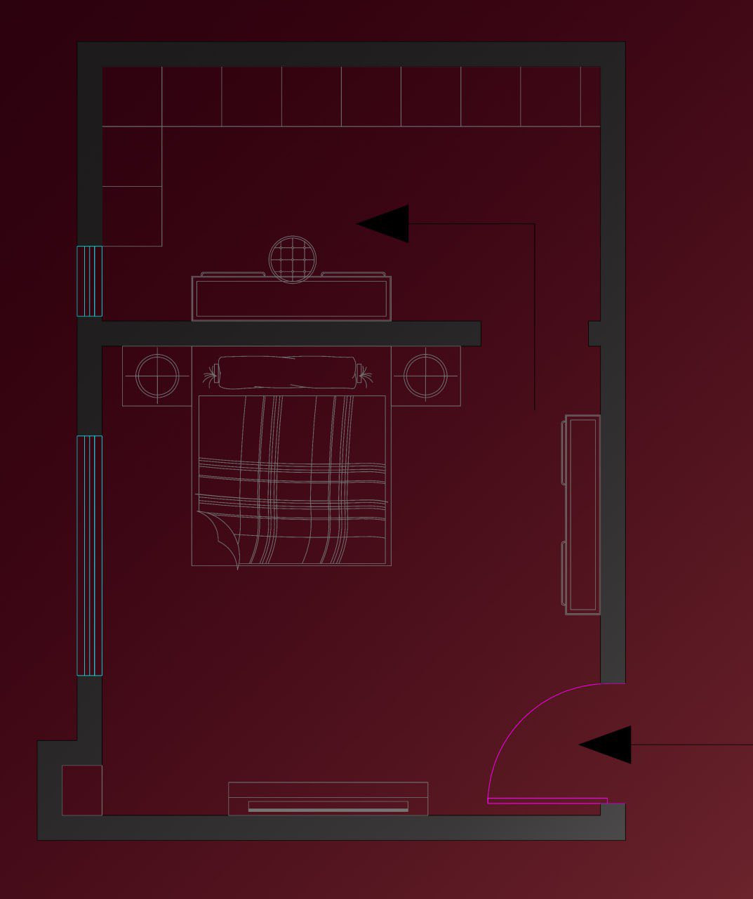 ⁨ غرفة نوم مع منزع– تصميم مودرن أنيق

أحد تصاميم مكتب المهندس مصطفى نجم
تصميم عصري لغرفة نوم 

خدمات مكتبنا:
• تصاميم معمارية وإنشائية
• تنفيذ وإشراف هندسي شامل
• استشارات هندسية ميدانية

📍 للاستفسار أو زيارة المكتب:
البصرة – المشراق الجديد

للتواصل:
***********
***********
