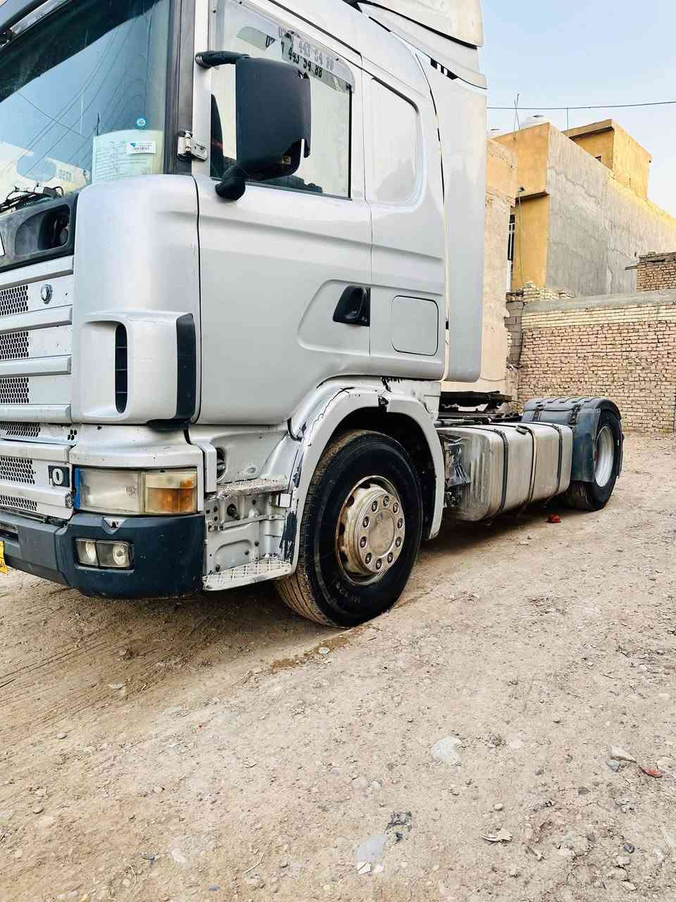 سلام عليكم
سكانيا موديل2003 انجكتر رقم دهوك سياره فلات مثبته  بل سنويه 3دناكير مزوج 

تاني 700 لتر

حموله47 طن

مكينه خير من لله بس بيه تبخير سياره

كير 3/3 محرك خير من لله قماره كفاله عامه كلج جديده  شاصي مكفول من صبغ عربانتها لشاصي ماله موجود 

مصفر غرايم وضرايب تحويل موجود وكاله بسمي

مكاني

بغداد النهروان  

‏‪***********‬

‏‪***********‬‏

السعر115بيه وبيه مجال للشراي فقط
