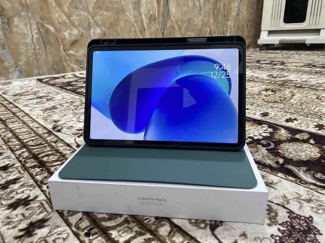 السلام عليكم
ايياد شاومي باد 6 غني عن التعريف 
ملحقات كڤر ولاصق حماية وسماعة وشاحن وكارتون 
ذاكرة 256
مبدل شاشة وكالة وكالة 
السعر ٢٧٥
بغداد مدينة الصدر 
***********
