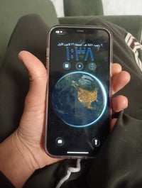 جهاز ايفون 12برو ماكس بطاريه ما بدله 76 شاشه ما ابدله جهاز نضيف بس ابي...