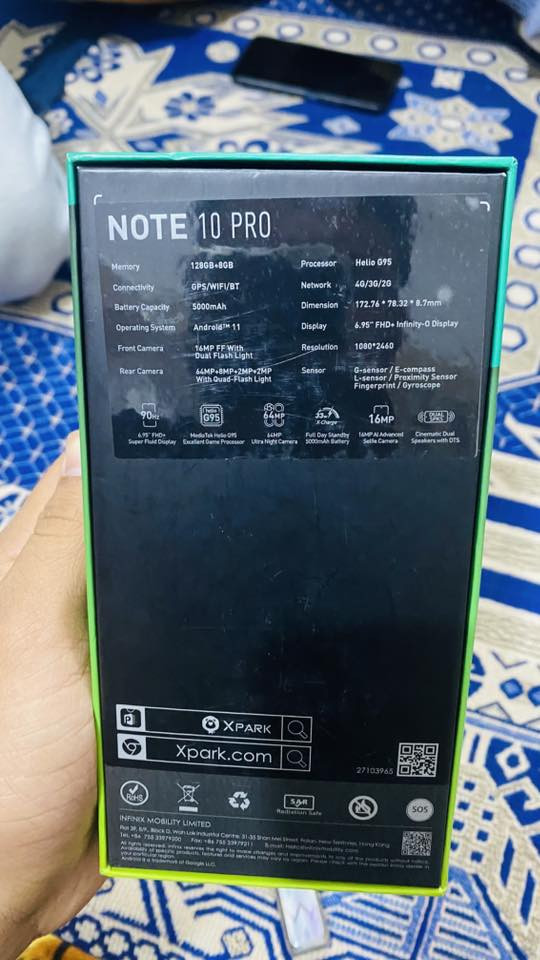 السلام عليكم
تجهاز للبيع نفنكس نوت 10برو
ذاكره ١٨٢ ت رام داخلي 8
للتواصل ***********
