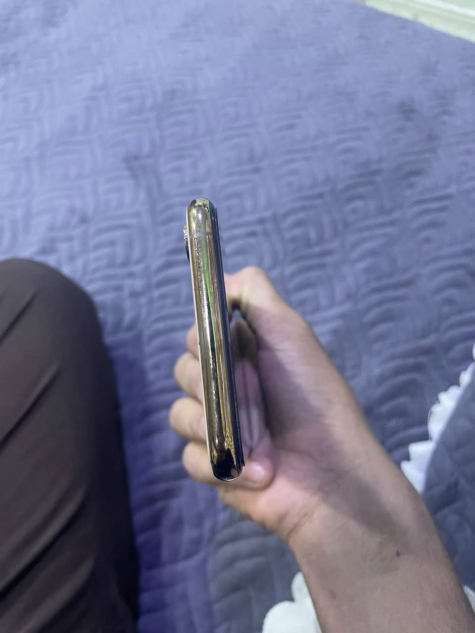 السلام عليكم ايفون اكس اس ماكس للبيع جهاز نضيف فقط مبدل ضهر ليزر ممبين أصلا بس للتوضيح بطاريه ٧٨ انسه صرف شحن جهاز نضيف فول ذاكره ٢٥٦ بدون ملحقات الجهاز ب ٢٥٠
وبي مجال بسيط مكاني بغداد الرقم ***********
