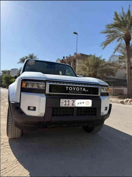 للبيع تويوتا برادو R0 زيرو، تم استلامها حديثًا من الشركة، والسيارة غير مستخدمة إطلاقًا 

المواصفات:
 • الموديل: 2025 برادو R0
 • الحالة: زيرو / استلام وكالة
ضمان اربع سنوات من الشركة  • 

للتواصل والاستفسار واتساب :
*********** بغداد
