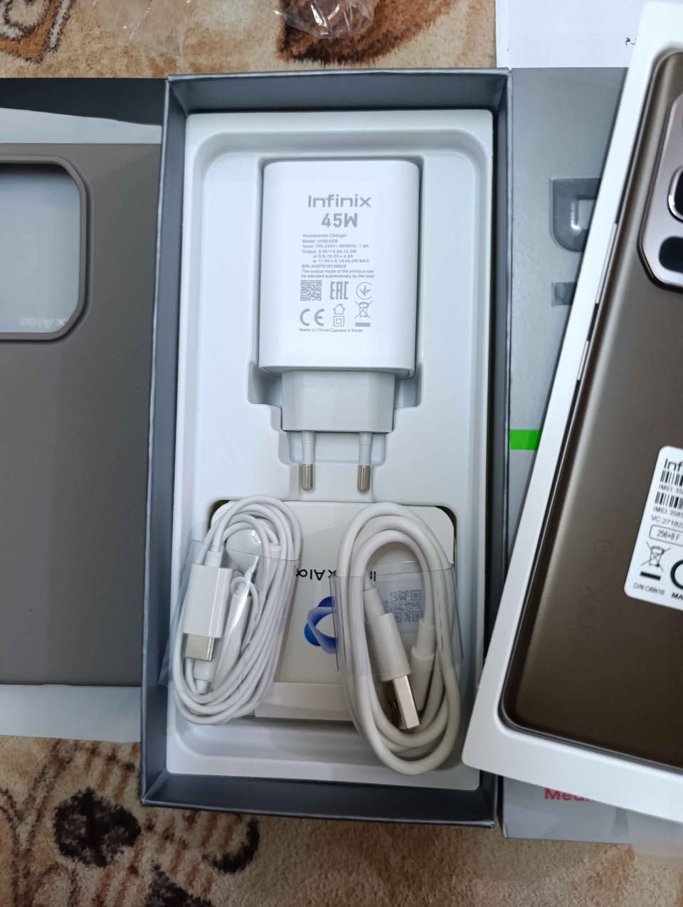 انفنكس نوت 50 اس بلص فايف جي 

جديد غير مستخدم  ابد ولا معرب 

شرط وكاله 

شاشه منحنيه مو عدله 

144 هيرتز 

90 فريم مو 60

كامل غراضه وحته وصل الضمان والشراء وياه النجف, العراق


**إذا كنت صاحب هذا الإعلان وتريد حذفه لأي سبب، رجاءا أرسل رسالة إلى الدعم الفني**