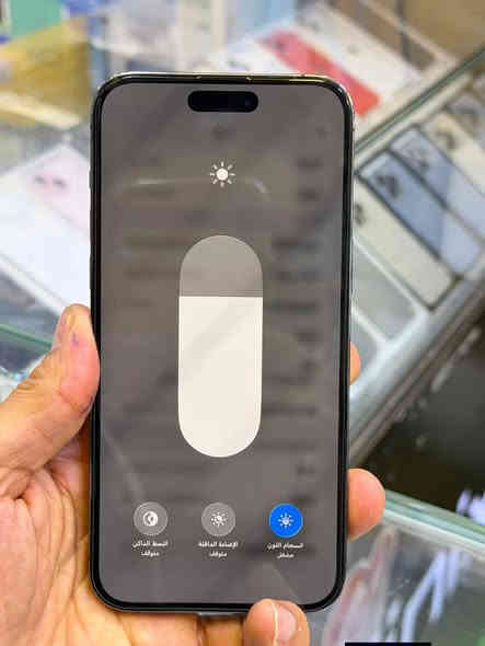 ايفون 14 برو ماكس  للبيع دبل سيم كارت
الذاكره 128 گيگه والبطارية 100% 
غراظه كامل كارتون وكيبل ودرع كامرات 
جهاز مبدل شاشه اصلي 120 هيرتز 
فيس أيدي شغال كله شغال 
السعر  525 ألف 
شراي يتصل على الرقم او على  الواتس اب
‏‪0789 112 7872‬‏
