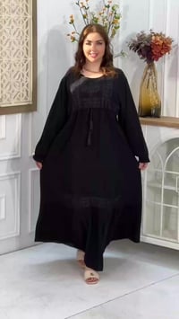 دشداشة كشمير • تطريز • مقاسات 2XL-5XL