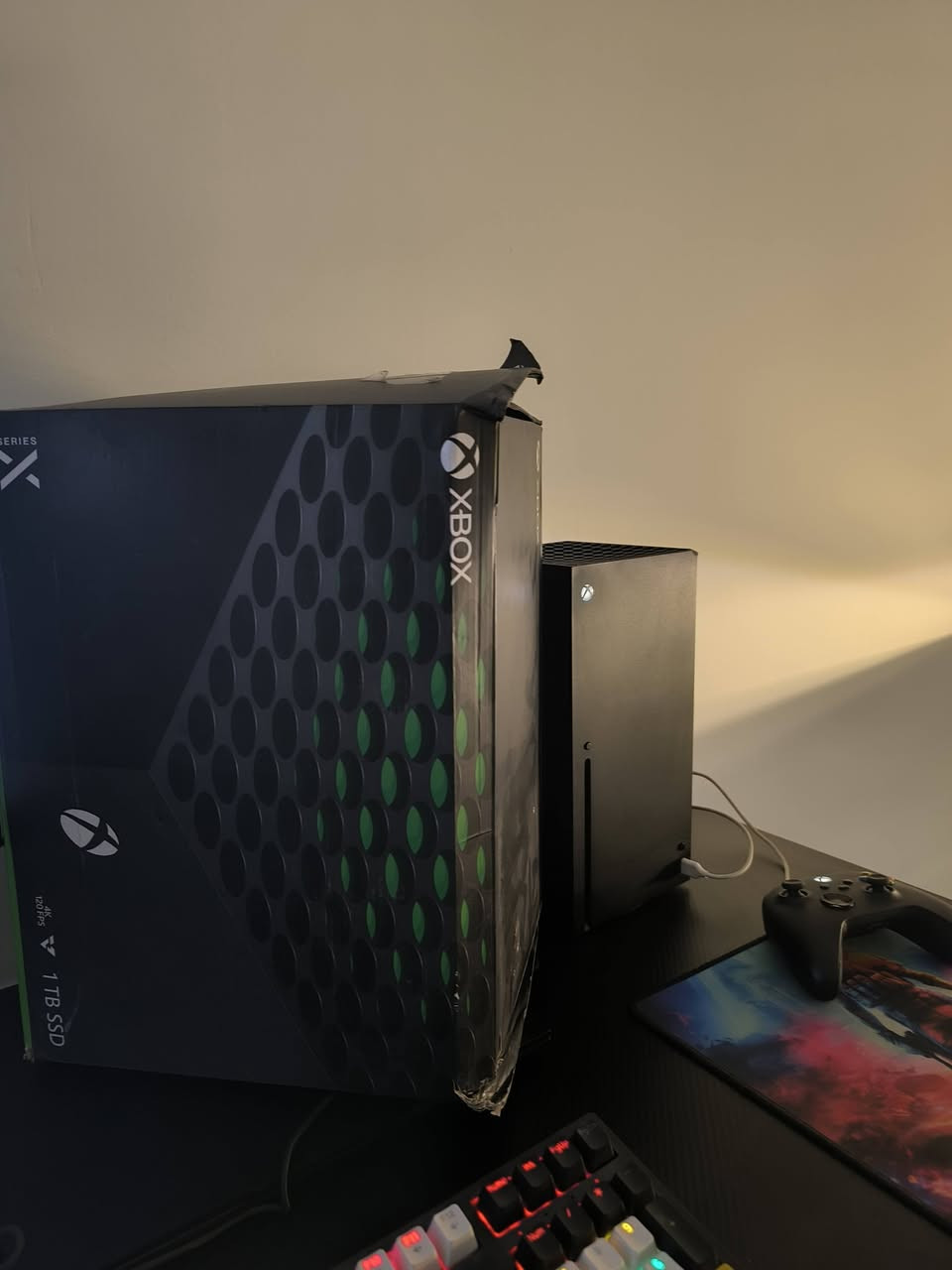 للبيع Xbox Series X - وحش الألعاب بقمة النظافة 🎮
المواصفات والحالة:
​الموديل: Xbox Series X (أقوى جهاز من مايكروسوفت).
​المساحة: 1 تيرابايت SSD (سرعة خارقة في التحميل).
​النظافة: الجهاز بحالة الوكالة، نظيف جداً واستخدام حشيم.
​الملحقات: الكرتون الأصلي + اليد الأصلية + كافة الوايرات الأساسية.
​السعر: 650 ألف دينار عراقي (قفل).
​للتواصل والاستفسار (اتصال أو واتساب):
📞 ***********
