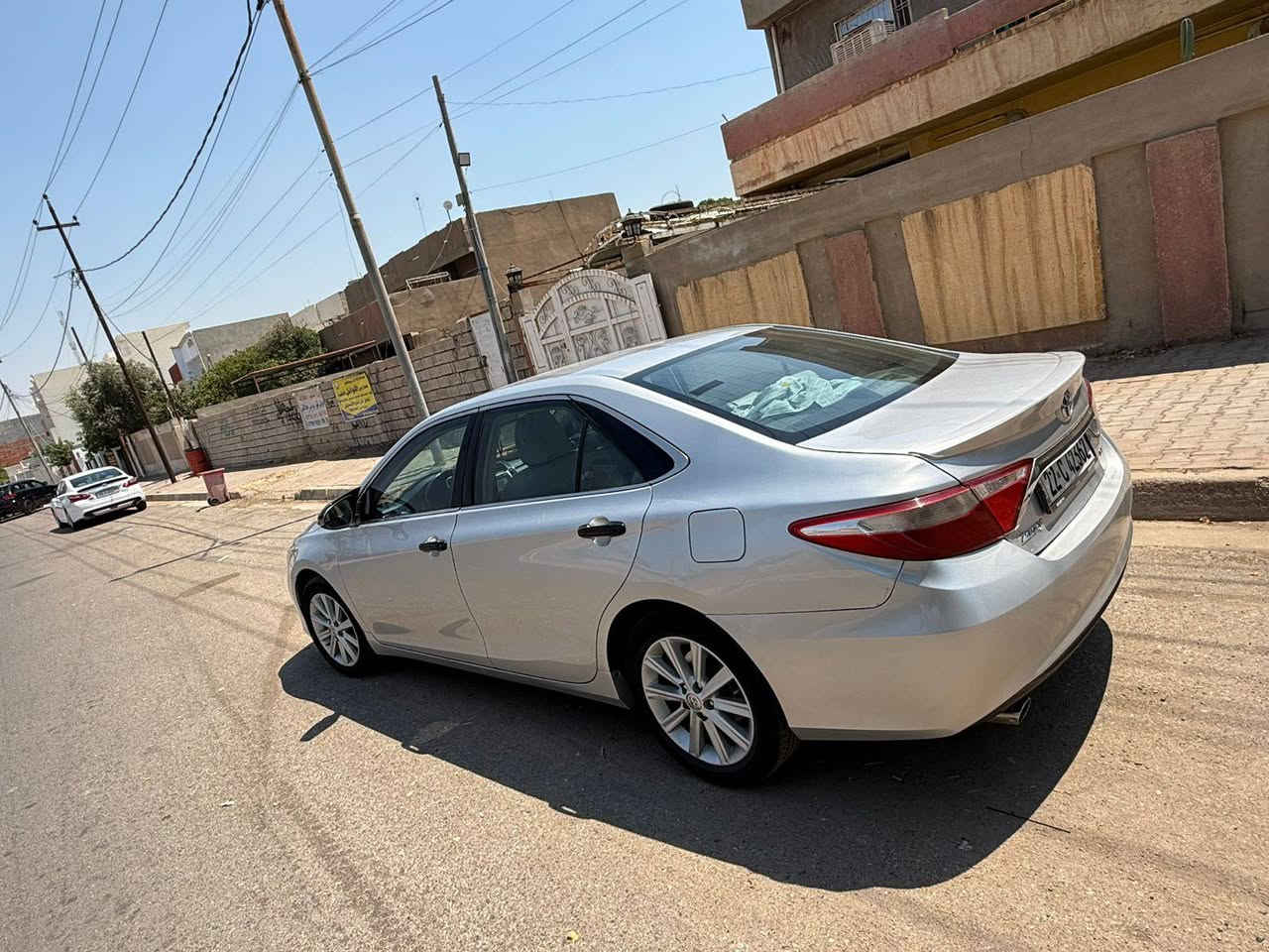 كامري موديل 2016 se فول  بصمه بردة اوتماتيك خلفيه تبريد قطعتين بدون فتحه داخلها لونين  السونار موجود بالمنشور كير محرك تبريد تايرات جدد مكاني سيارة كركوك رقم *********** رايدها ب١٥٥ وبيها مجال
