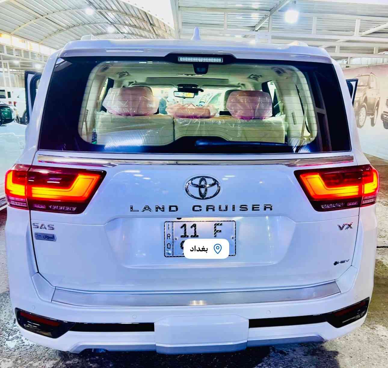 لاندكروز 2025  VX ساز ام الضمان
 
ماشيه 700 كيلو 

هايبرد 

كفاله عامه 

رقم بغداد 

بأسمي تحويل ثاني 

 مكان سياره بغداد 

سعر $ 900 

الاتصال ***********
