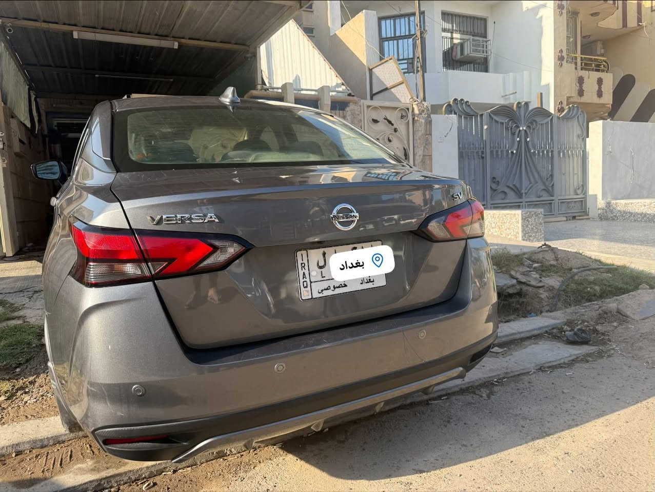 السلام عليكم
NISSAN (VERSA) 2020SV
نسيان فيرسا موديل ٢٠٢٠ فئة Sv 

اللون:سلفر 🔘

المواصفات:

 فول ما عدا الفتحة
 
شاشة  

كامرة 

تحكم  ستيرن

 كروز سرعة

 حساس امامي خلفي

 توقف ذاتي

 بصمة تشغيل  

 مثبت سرعة 

الحادث :  جاملغ وبنيد حادث امريكا وبيها طلقة بالقمار   صور الحادث مرفقة بالمنشور 
  
*ملاحضة :السيارة معوقين وحاليا يعني تكدر تحولها باسمك 
والتبريد محتاج ادامة او غاز 

السعر: 112 ورقة وبيها مجال بسيط 

العنوان بغداد حي الجامعة او حي الخضراء 
الرقم:***********
