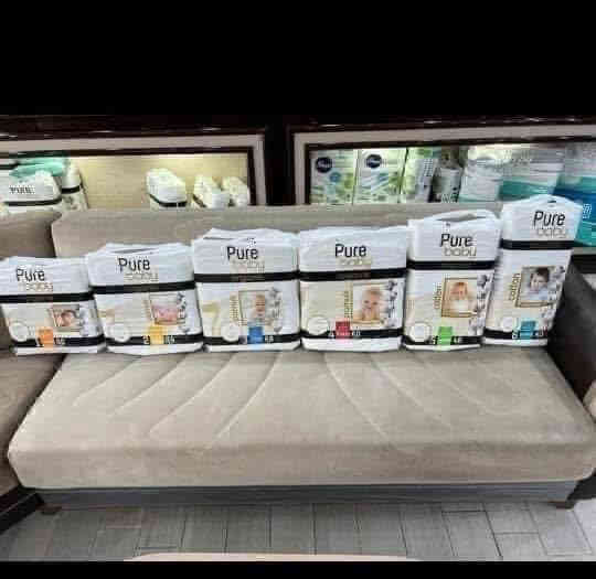 بسم الله وعلى بركة الله تم وصول وجبه من حفاظات 
 بكافة الاحجام6 /1/2/3/4/5  

1-حفاظات جامبو pure اقتصادية✅

2-حفاظات مرسي اقتصادية ✅✅

وبأسعار مناسبه لكافه الزبائن الكرام ✅

للتواصل معنا 📲📲

 على الارقام التاليه 

☎️***********

☎️***********
يتوفر خدمه توصيل🚛🚚🚛
