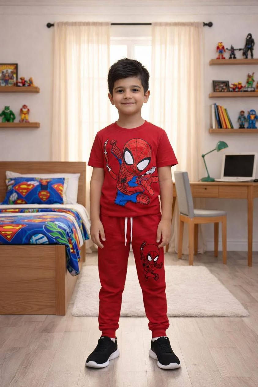 #الفهد_للأطفال
تراك ولادي خامة ليكرا
قياس 3-10 سنة
العنوان 🔴الصويرة-شارع النجمة-مقابل شموسة ومجاور حلويات الحمداني 
متوفر توصيل داخل الصويرة وكافة محافظات العراق
للاستفسار ***********
