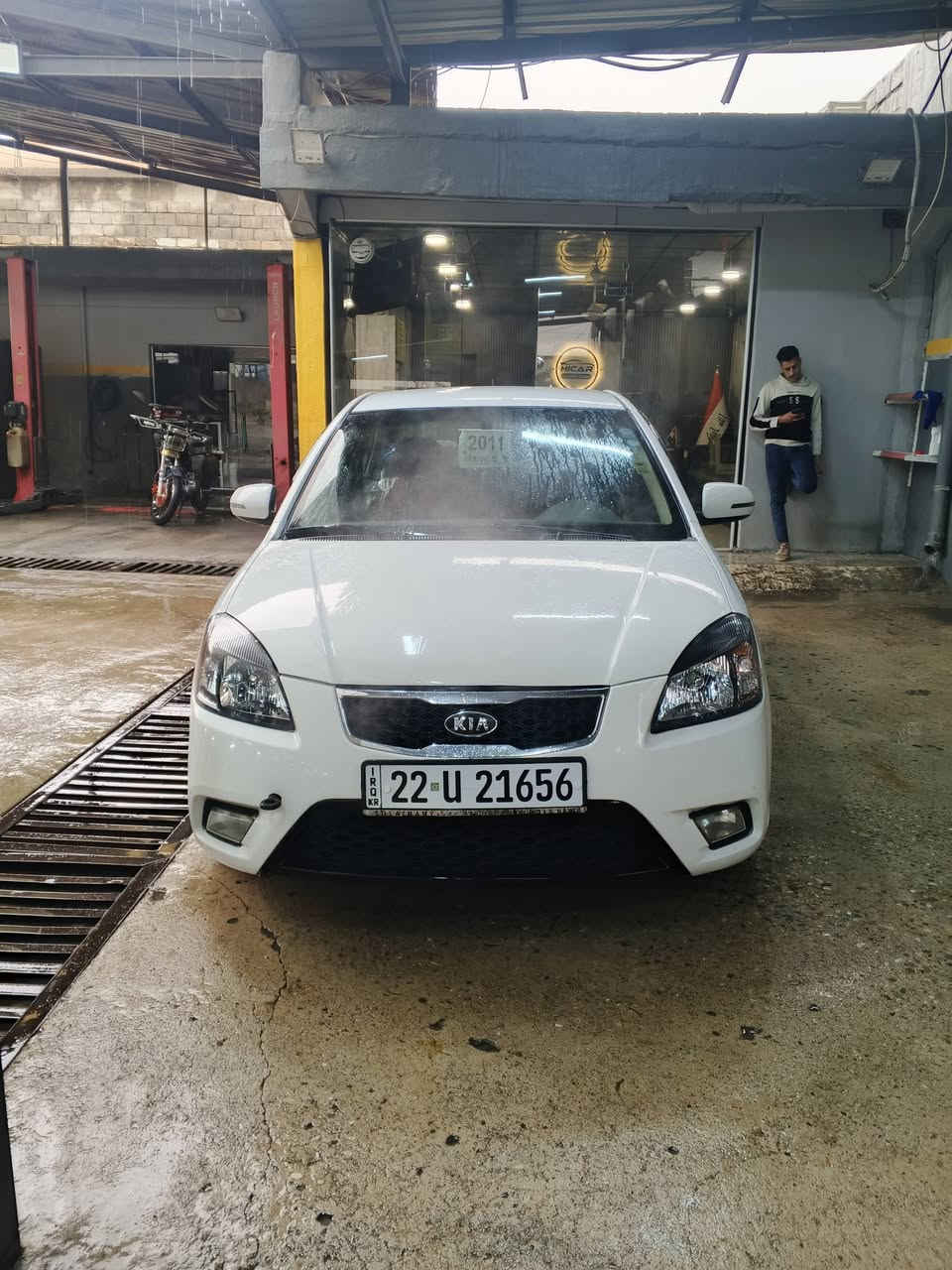 كيا ريو موديل 2011..رقم اربيل سنويه 2030هزا جديده سياره مال بيت الرقم ***********..السعر 103
