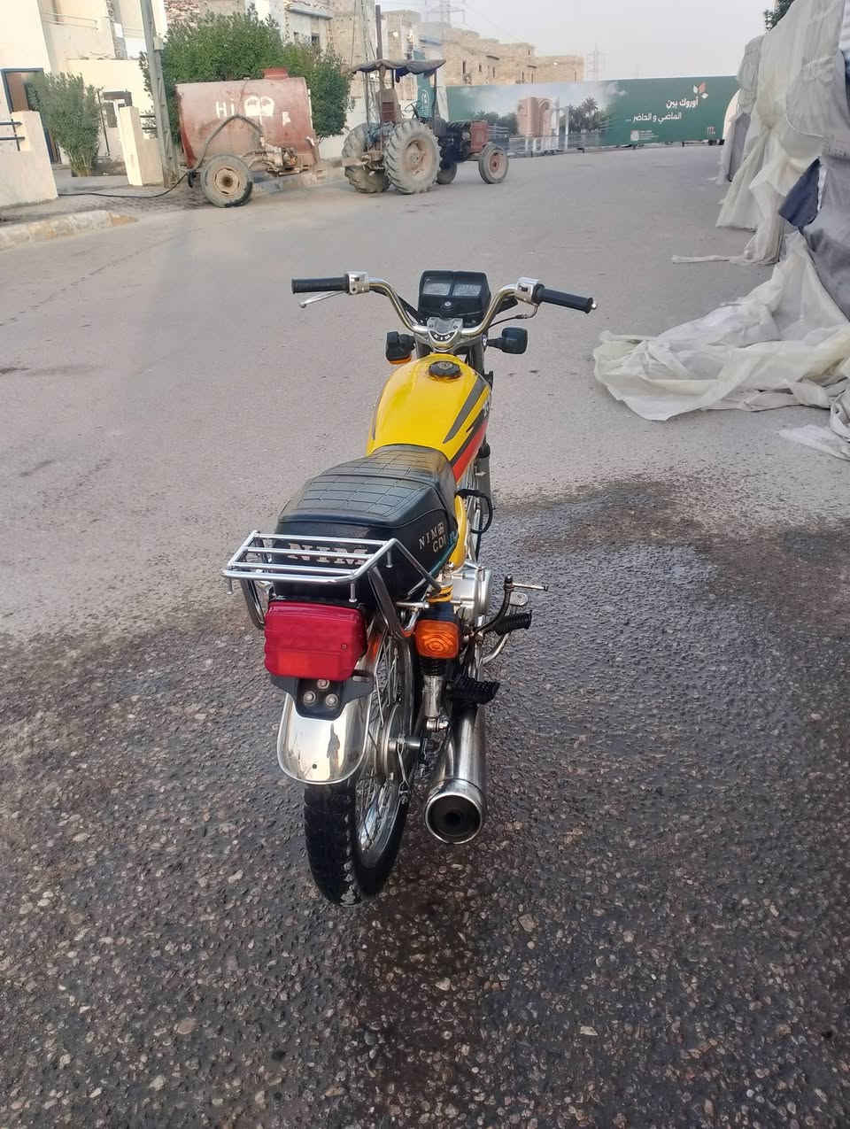 سلام وعليكم دراجة لبيع  موديل 2024 جديده بكاني كربلاء حي النصر هاذه ***********
