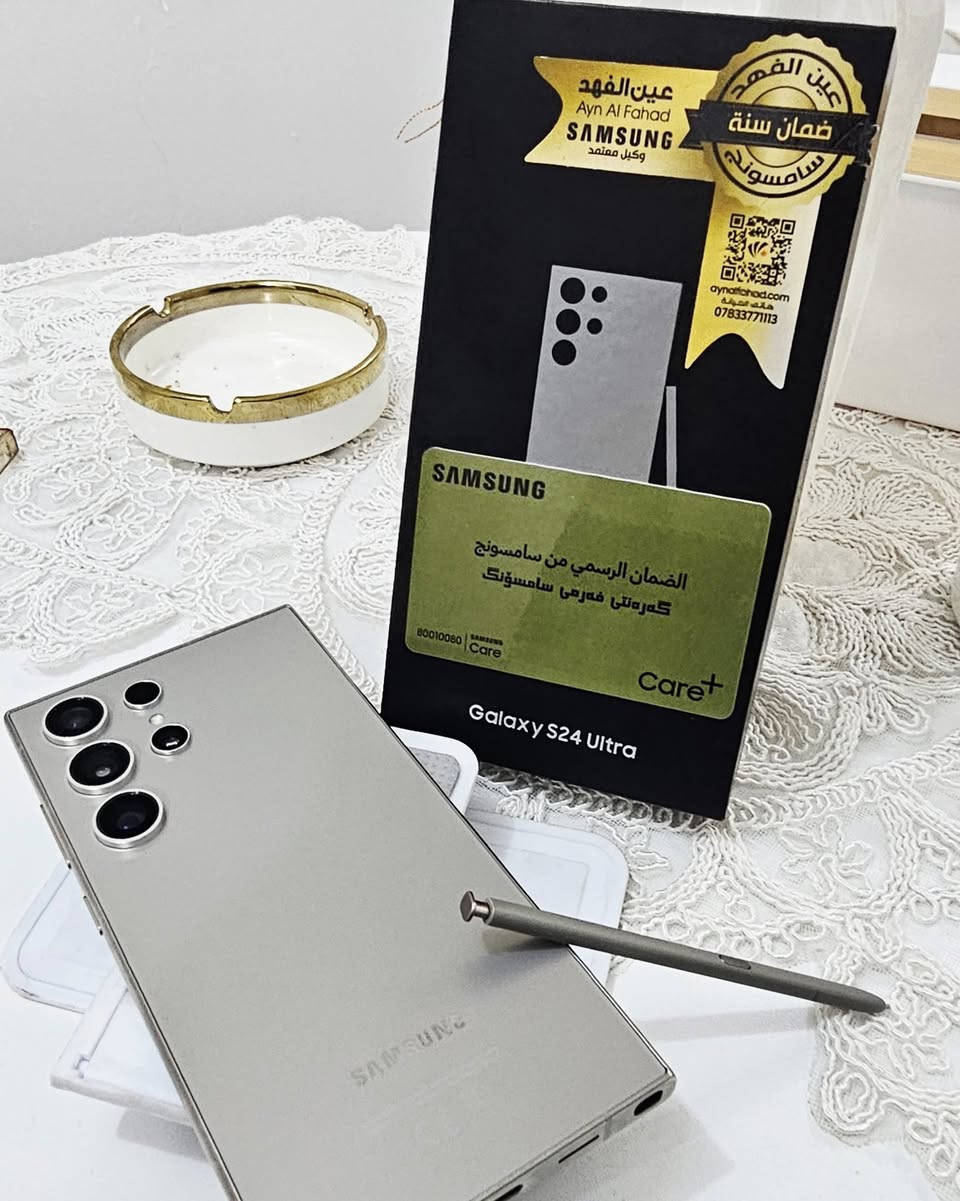سلام عليكم
جهاز اس S 24 Utra الترا 
الذلكره   512   العشوائية 12 معالج سناب دراكون 
شرق او سط دبل سيم كارت ضمان الوكالة عين الفهد 
السعر 985 بغداد م الصدر الهاتف ***********
