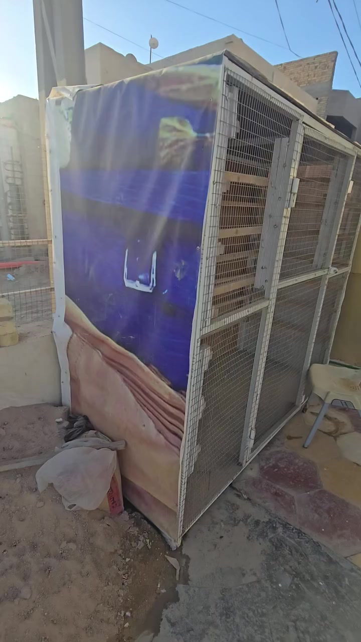 السلام عليكم من رخصت مدير الكروب المحترم
برج مال طيور للبيع الطول والعرض والنزال مترين ب مترين
مكاني ديوانيه التقيه قرب كباب سعد
سعره ٢٠٠ وبيه مجال للشراي 
رقمي ***********
