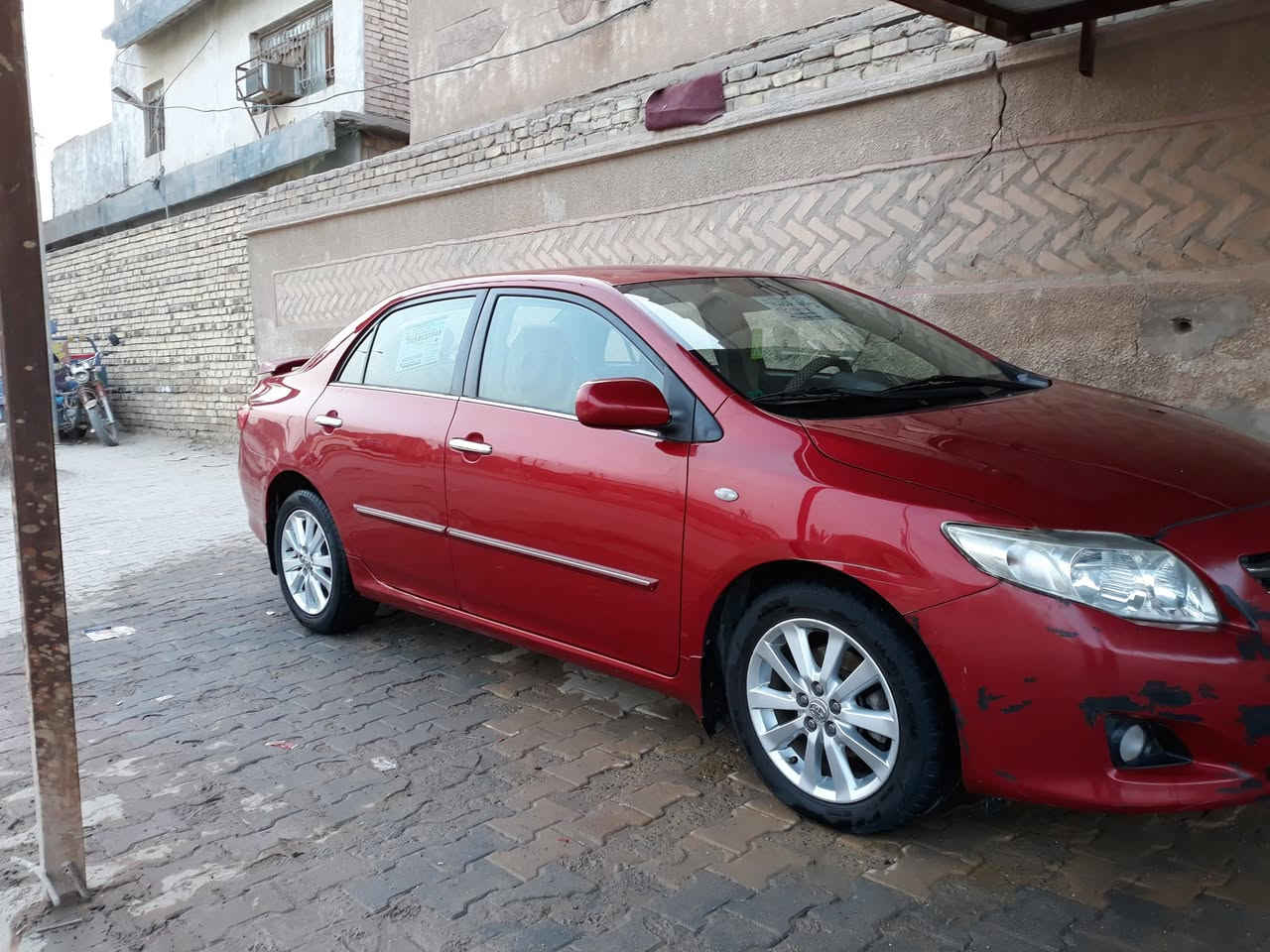 السلام عليكم كورلا موديل 2008خليجي رقم قادسيه بسمي مكينه 800 بيه صبغ يم قبق البانزين والباقي مكفول ٨٧وبيه مجال بصيط للستفسار ***********
