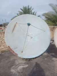 صحن ١٩٥سم • لاقط تلفز • حاضنه حديد