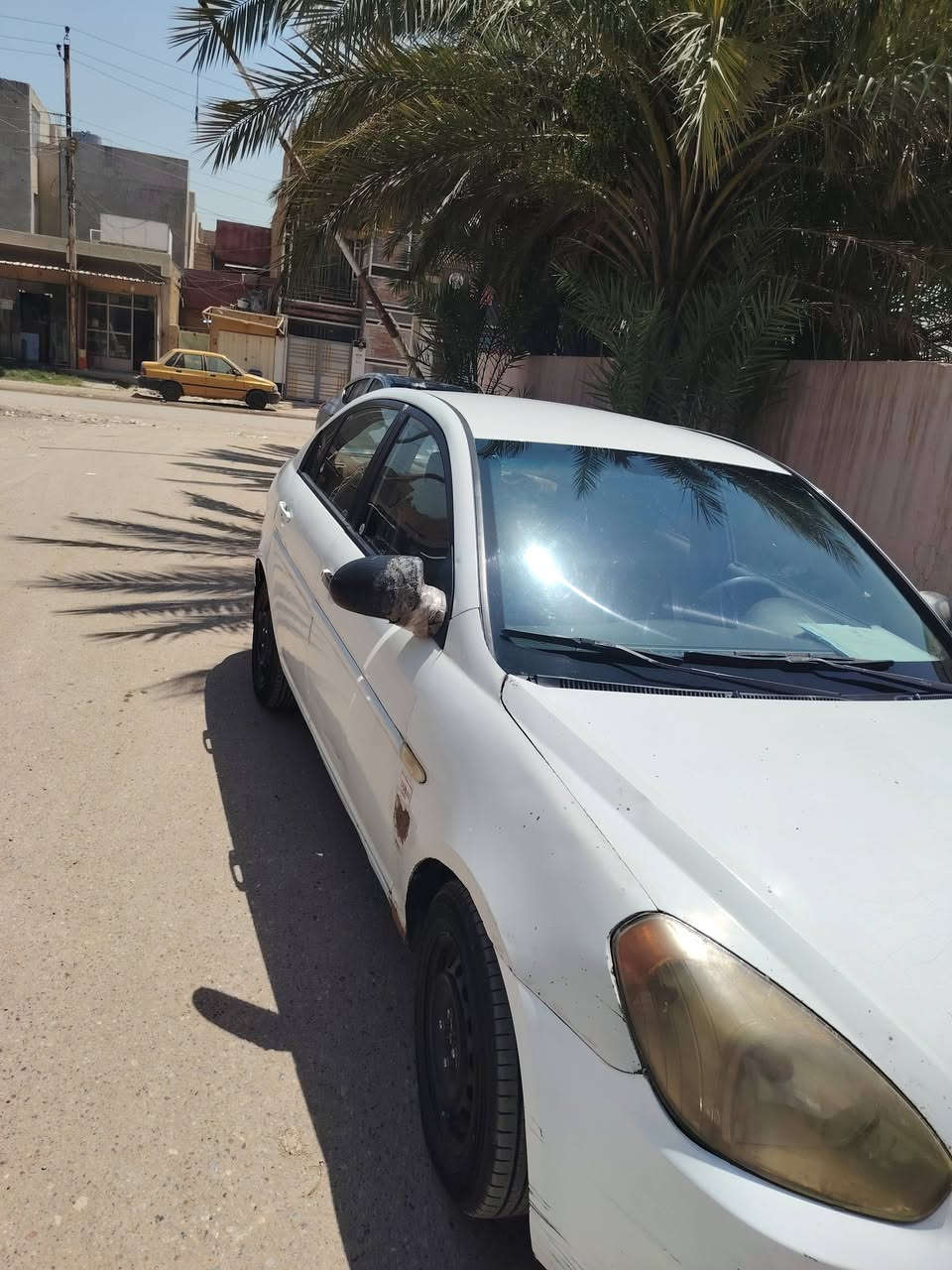 اكسنت ٢٠١٠ ابيض بغداد سعرها ٧٠ ورقة بيها مجال بسيط محرك وگير وحدادية تمام وتخم تايرات جديد قبل اسبوع بيها ضربة في الجاملغ الأيمن واصله لللغد وتبريدها نقص كمبريسر العنوان الراشدية  ***********
