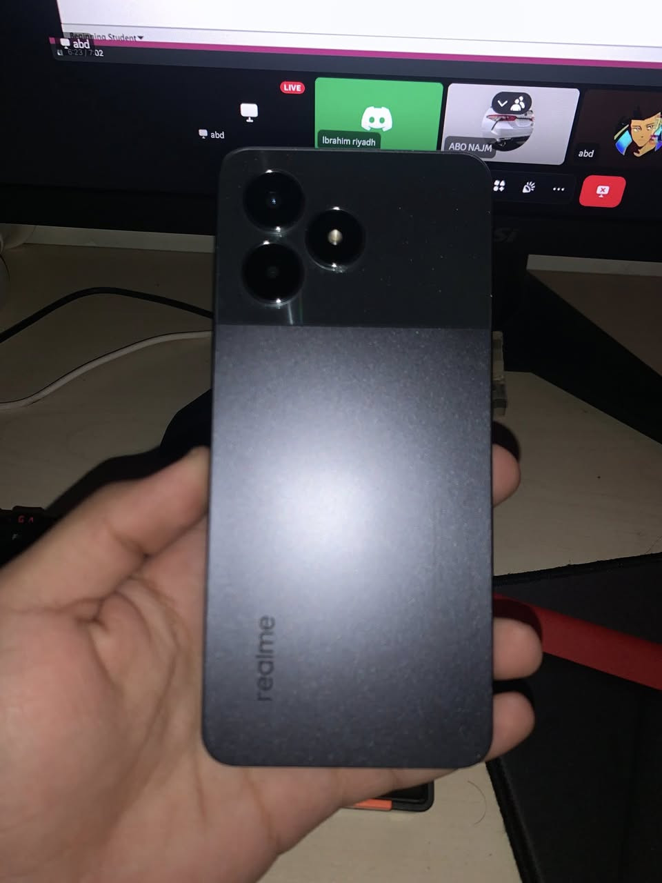 للبيع Realme Note 50
الجهاز مقفول – السعر 60 ألف

الحالة نظيفة  
الكرتونة موجودة

المواصفات:  
- شاشة 6.74  
- بطارية 5000  
- ذاكرة 64GB / رام 4GB  
- كاميرا 50MP

مناسب للاستخدام اليومي  
للاستفسار واتساب: ***********
