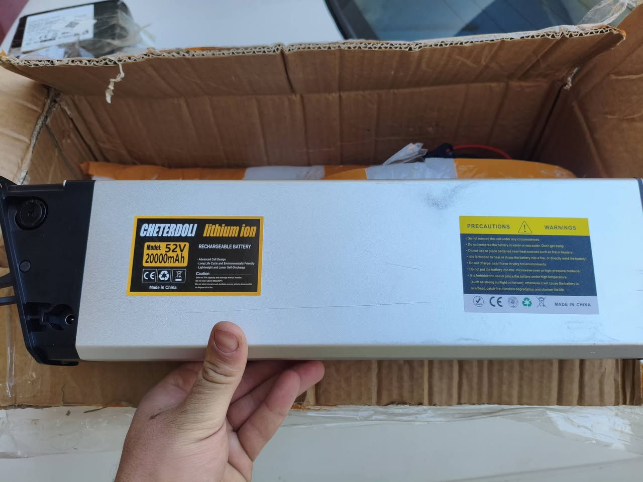 بطارية ليثيوم نظام السوبر V52 20A هو بالاصل 48V يشتغل بدال 4 بطاريات
سعر 130 الف كامل


**إذا كنت صاحب هذا الإعلان وتريد حذفه لأي سبب، رجاءا أرسل رسالة إلى الدعم الفني**