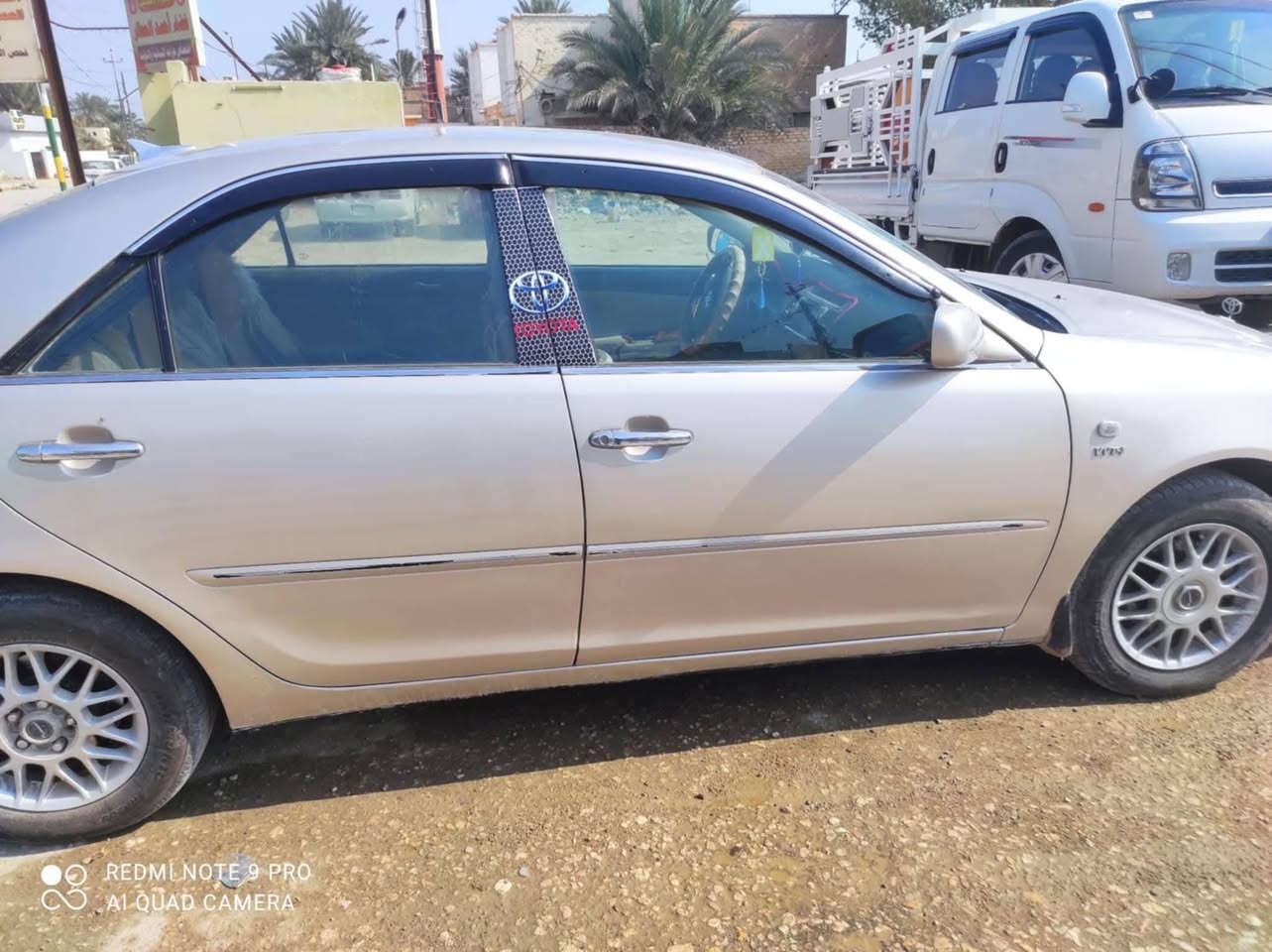 كامري خليجي ٤ سلندر موديل ٢٠٠٤ سنوية ٢٠٣٠ باسمي
مكينة بيه صوت راجز  وكيري حاوية تبريد ثلج تخم تاير وحدادية جدد ادامة كاملة بخاخات ومجاول وفيتبم كهربائيات كله شغاله شاشة وكامره دواخل جديده رقم مميز نجف

صبغ عام بدون ضربة بسبب الجراد تبديل فقط بنيد وجاملغ مكان السياره الديوانية قضاء المهناوية السعر ٧٥ وبيه مجال ***********
