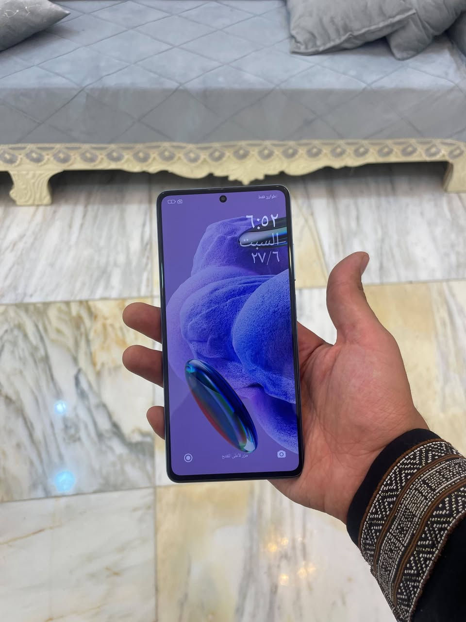 ريدمي نوت 12 برو بلص 5G
الذاكره 256 العشوائي 16
الشاشة سوبر امولد
الكامرا 200 ميگا 
 البطاريه 5000
 الشحن 120 واط
بدون ملحقات
السعر 275 
    مكاني نجف خان النص الحيدرية عمود 617 طريق نجف كربلاء توصيل ماعندي
***********
