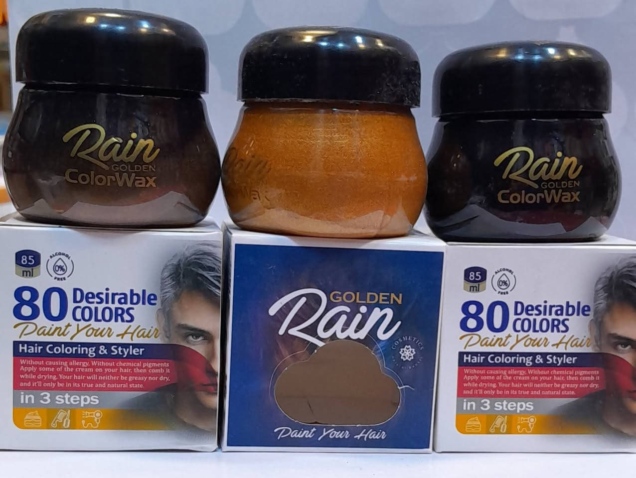 وصلنا مصفف مثبت وملمع للشعر بالإضافة إلى تلوين الشعر موقت يمكن ازالته بعد غسل الشعر. الياقوت للعطور و الكوزمتك. يرحب بكم


**إذا كنت صاحب هذا الإعلان وتريد حذفه لأي سبب، رجاءا أرسل رسالة إلى الدعم الفني**