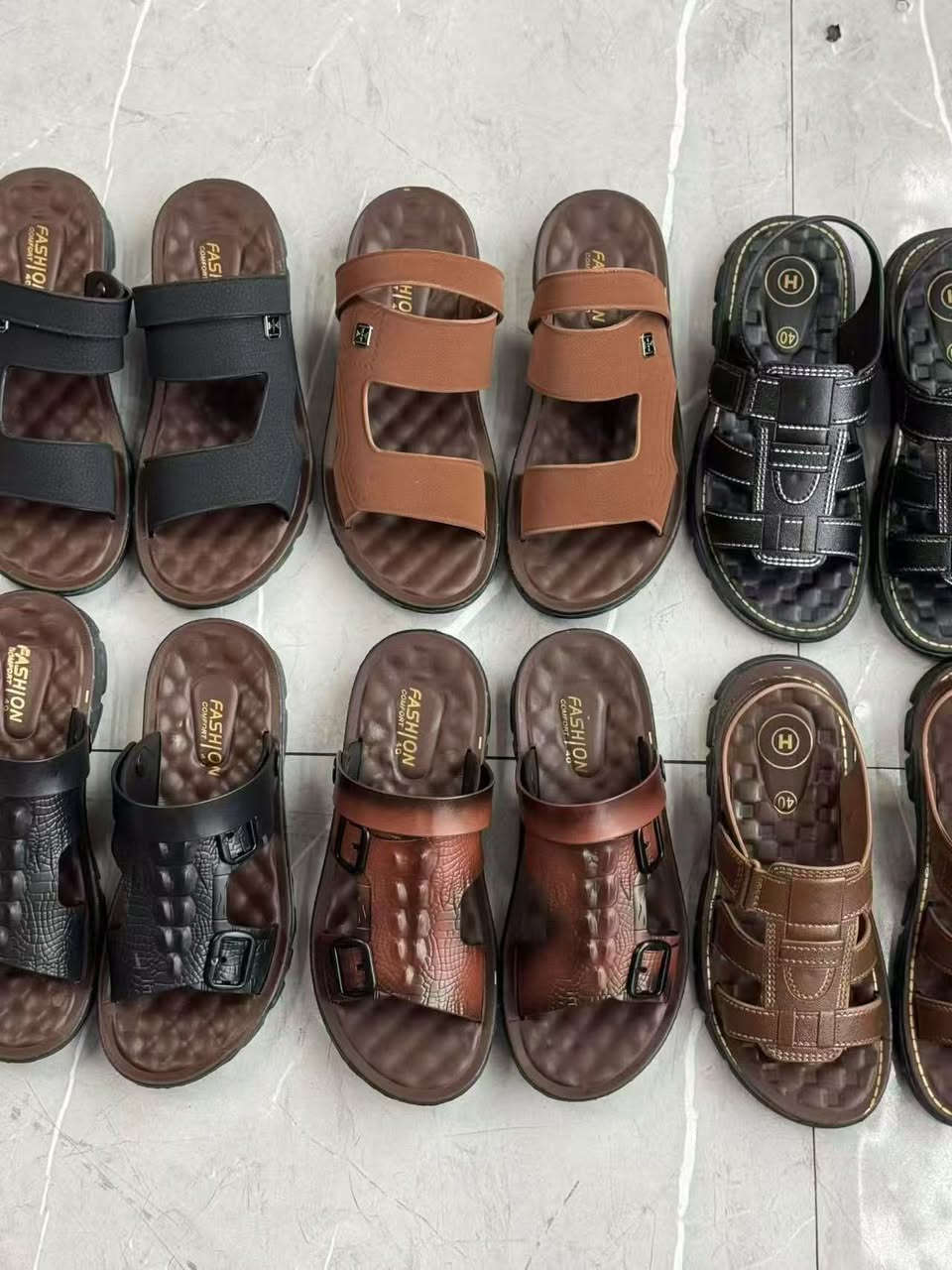 عرض تصفية خاص
 • صنادل رجالية موديل رائج
 • جودة عالية وسعر منافس
 • خامة: جلد مغطّي PVC
 • المقاسات: 40 – 45
 • التعبئة: 80 زوج / كرتون
 • الكمية المتوفرة: 60,000 زوج
السعر: 1.3 دولار للزوج فقط


**إذا كنت صاحب هذا الإعلان وتريد حذفه لأي سبب، رجاءا أرسل رسالة إلى الدعم الفني**