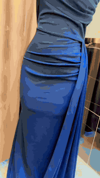 فستان نيلي اقماش يجنن ليكرا قياس 42 السعر 25 توصيل مجاني للاستفسار 077...