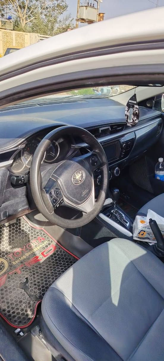 سلام عليكم شباب كورلا للبيع موديل 2016 سياره جاهزه من كل النواحي صدر تبريد تدفئه كهربائيات كلها بدون ايرباك حجر بيئه موجود سياره متعوب عليها المكان ديالى دور الزراعه السعر 122 وبيها مجال حك الجيه للمعلومات اكثر ***********
