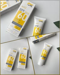 واقي شمس • OK GOLD • واقي شمسي SPF 60 • حماية بشرة • حماية UVA UVB • م...