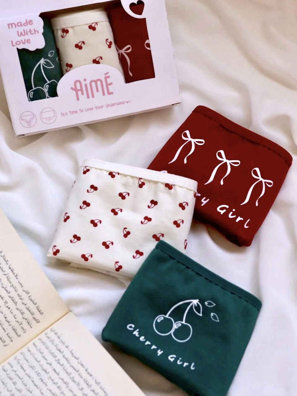 اقوي تشكيلة اندرات بريف حريمي اشكالها حلوه جدًا ومريحة في اللبس وتناسب راحتك 💞💞
95% Cotton - 5% Lycra 
تقدري تطلبي من خلال التواصل معانا عن طريق inbox 📨 
او من خلال موقعنا⬇️
 https://dm-storee.myeasyorders.com/products/Under-Aime


**إذا كنت صاحب هذا الإعلان وتريد حذفه لأي سبب، رجاءا أرسل رسالة إلى الدعم الفني**