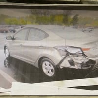 سياره النترا للبيع 2014 وارد أمريكي حادثها موضح بالنشر  السياره ليبل و...