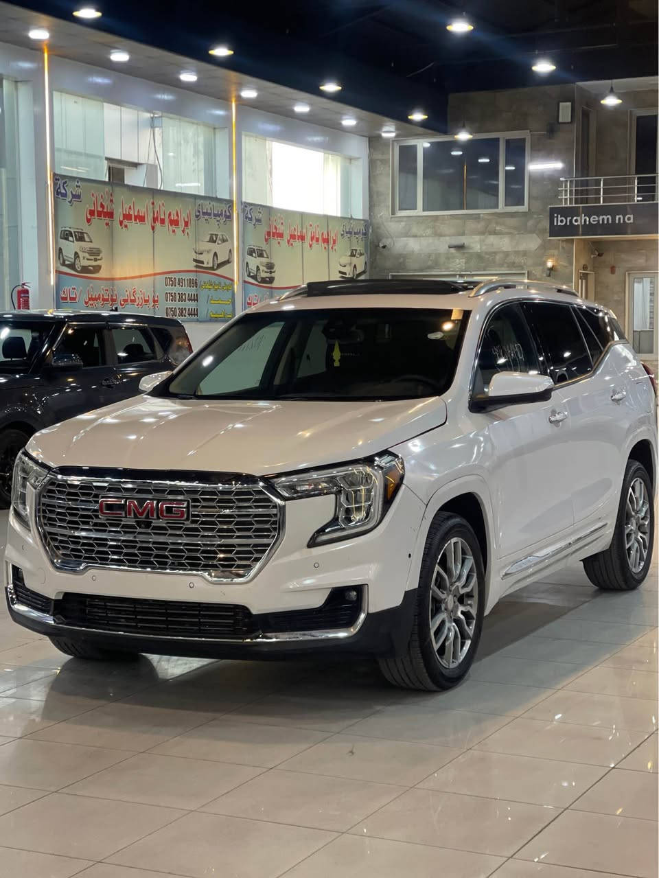 GMC TERRAN DENALI 2024
 فول مواصفات 
بانوراما
دفع رباعي
شغال عن بعد و عدد سويج 2
صندوق شفت و حساس 
كشنات كهربائي تدفئة تبريد 
ستيرن هيتر
ماشي 7 الف مايل 

الضرر بونا و جاملغين كدام 
ارباك ستيرن سستم
 السعر ١٦٦$
عنوان أربيل 
معرض ابراهيم نامق 
*********** واتساب أربيل, العراق

