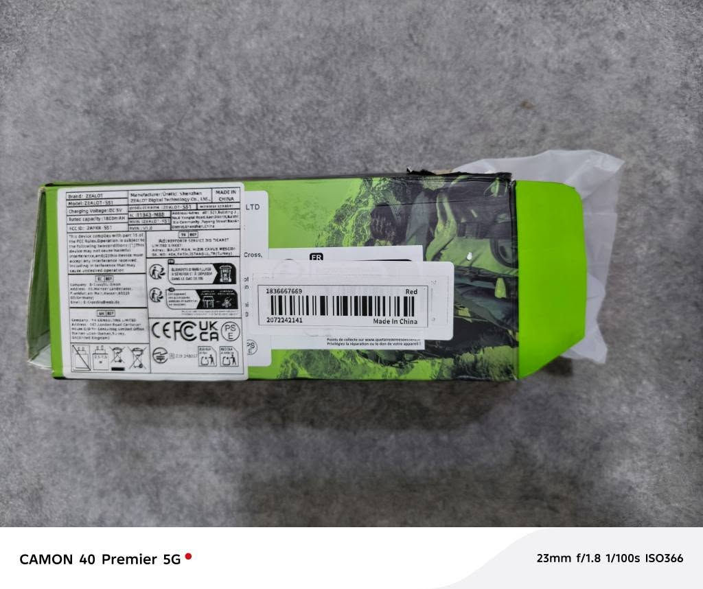 السلام عليكم 

للبيع 

سبيكر من Zealot زليوت موديل S51

المميزات 

 تصميم مقاوم للماء، مما يجعله مثاليًا للاستخدام في الهواء الطلق

البطارية: سعة بطارية 1800 مللي أمبير، توفر ما يصل إلى 10 ساعات من تشغيل الموسيقى المتواصل.

الصوت: صوت ستيريو قوي بقدرة 20 واط.

الاتصال: بلوتوث الإصدار 5.2 لتوصيل سريع ومستقر

كامل ملحقاتة المسكة والكيبل جديد بس الكارتونه شويه تالفة ناصرية, ذي قار


**إذا كنت صاحب هذا الإعلان وتريد حذفه لأي سبب، رجاءا أرسل رسالة إلى الدعم الفني**