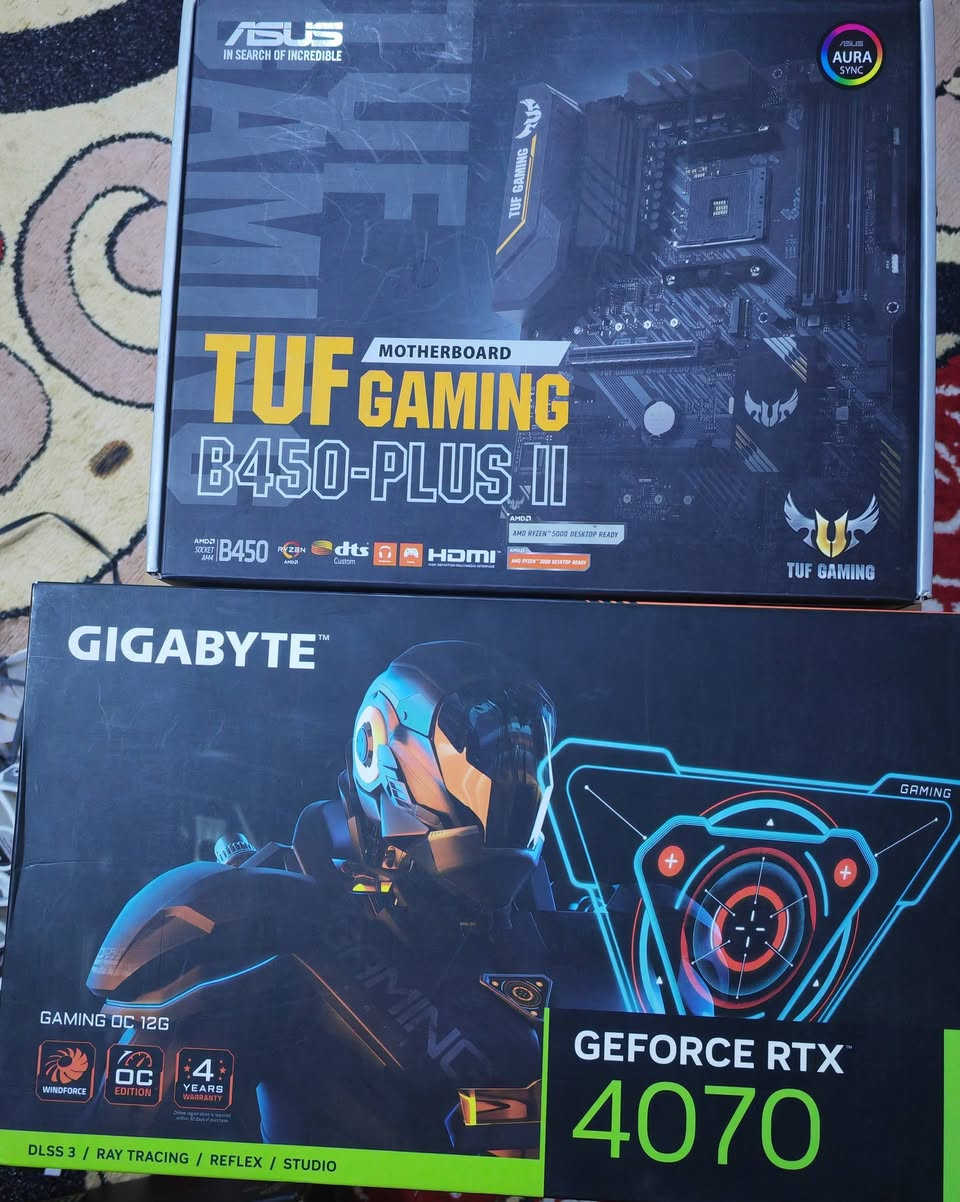 Pc للبيع
المعالج 
AMD Ryzen 7  5800X
مدربورد
 ASUS TUF GAMING B450-PLUS II
كرت الشاشة
GIGABYTE RTX 4070 12G
هارد
SSD M. 2 Lexar 1T
رامات 16 G
بور سبلاي 
Hydro G PRO 1000W
الموبرد 
AK620 ابو شاشة
الكيس
GAMING
مكاني بغداد ماعندي توصيل
السعر 1650 الف قفل
*********** واتساب
