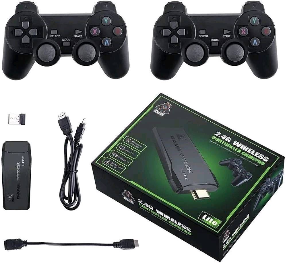 الاسم: جهاز العابGame stick lite
الوصف: - يحتوي على اكثر من 20 الف لعبة - ياتي مع جوستك لاسلكي عدد 2- فلاش : 64 ميجا بايت- لوحة تحكم لاسلكية 2.4G- تصميم مريح وسلس الاستخدام - الغة : دعم متعدد اللغات- ألعاب سيغا• ألعاب ماريو• ألعاب سالي• ألعاب نينتندو سويتش