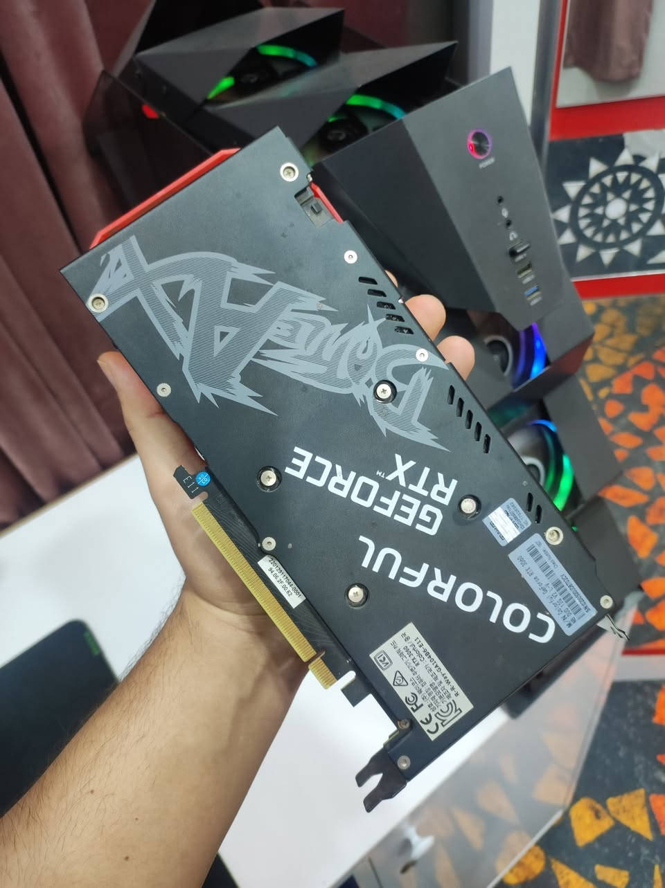 السلام عليكم

🟩💻 كرت شاشة :/

▫️ NVIDIA™ GEFORCE ® GTX 3060 12GB COLORFUL 2FAN
▫️ لوك يخبل بلزكة الضمان 

💰 السعر: 345,000 دينار عراقي 🔒
📍 مكاني: بغداد - الأعظمية 
🚚 التوصيل: بغداد (5 آلاف) | المحافظات (5 آلاف)
📞 رقمي: ***********
