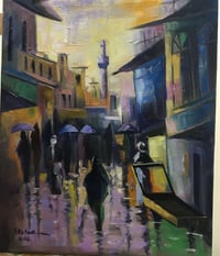 ازقة بغداد • الوان زيتية • ٥٠×٦٠