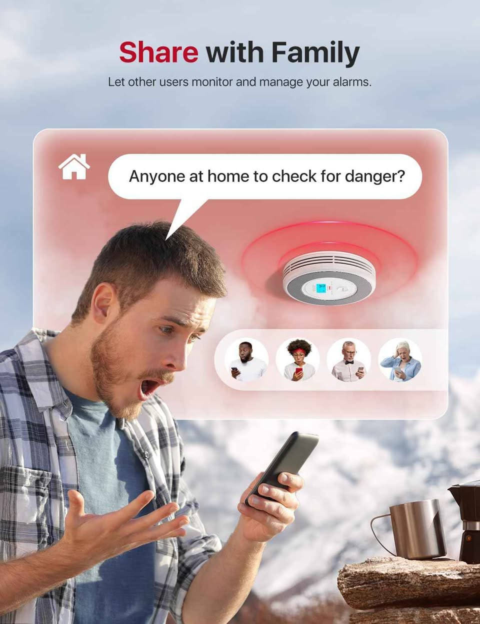 🌐 يعمل جهاز الإنذار الذكي XP0A-iR بالاتصال المباشر عبر الواي فاي بدون الحاجة إلى قاعدة تحكم، وكل جهاز يعمل بشكل مستقل وغير مرتبط بباقي الأجهزة، ما يمنحك مرونة في التركيب داخل أي غرفة.
🗣️ يتميز بميزة التنبيه الصوتي الذي يحدد مكان الخطر بدقة، حيث يعلن بصوت واضح عن موقع الدخان أو أول أكسيد الكربون لتتمكن من التصرف بسرعة وإخلاء المكان بأمان.
🔥🛑 يوفر حماية مزدوجة بفضل مستشعر دخان ضوئي ومستشعر أول أكسيد الكربون الكهروكيميائي في جهاز واحد، لتأمين منزلك من أخطر نوعين من المخاطر.
📲 يبقيك على اطلاع دائم من خلال التطبيق، حيث تصلك إشعارات مثل انخفاض البطارية، وضع الصمت، وضع الاختبار، وحالة اتصال الواي فاي لضمان جاهزية الجهاز في كل وقت.
👨‍👩‍👧‍👦 يمكن مشاركة الجهاز مع حتى 12 فردًا من العائلة عبر تطبيق X-Sense، ليتمكن الجميع من استلام التنبيهات، مراجعة سجل الإنذارات، وكتم الصوت عن بُعد عند الحاجة.
🔊 يتميز بتصميم أنيق ونحيف ينسجم مع ديكور المنزل، مع إنذار قوي بقوة 85 ديسيبل يضمن سماع التنبيه بوضوح في جميع أنحاء البيت. بغداد, العراق


**إذا كنت صاحب هذا الإعلان وتريد حذفه لأي سبب، رجاءا أرسل رسالة إلى الدعم الفني**