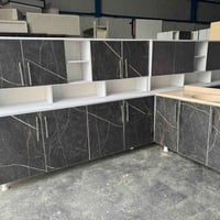 كاونتر MDF • ٢م • سنك مرمر ١٢٠سم