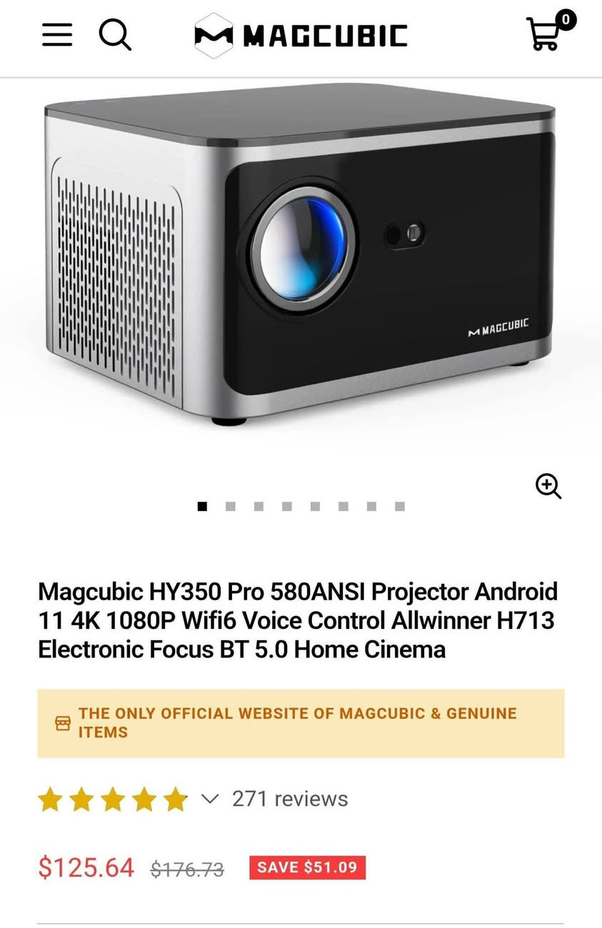داتاشوو مارکە عالمیە MAGCUBIC نوعیە فول 🎬🏟
اسمە MAGCUBIC HY350 pro 
MAGCUBIC واحد من افضل شرکات داتاشوو للعالم 🌍
مواصفاتە عملاقە دقە 4k ، دقە نهاریە 🎦
نضام اندروید فول سمارت 🛜
صوتە جدآ واضحە و قویە ، بیها دبل سماعه 📢
قوە الوضوح { 580ansi } ، {  20 الف لومنس }  دقە فول 🏟
جدید غیر مستخدم ، و حجمە کبیر و مواصفاتە عملاقە 
سعرە جدآ مناسبە ل هاي مواصفات 💶💰
اذا ترید شوف مواصفاتە بل کوکل قبل شراي 🎯
نسخە برو رجائآ مو عادیە ، هاي نسخە برو مواصفاتە فرق 💯


**إذا كنت صاحب هذا الإعلان وتريد حذفه لأي سبب، رجاءا أرسل رسالة إلى الدعم الفني**