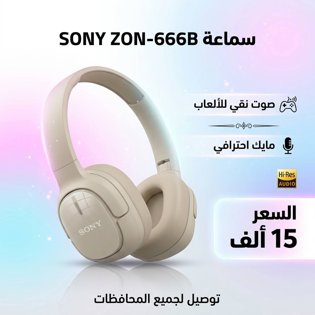 🎮🔥 لعشاق الكيمينگ والصوت القوي 🔥🎮

هسه تگدر تحصل أفضل سماعات الكيمينگ بأسعار مناسبة وجودة تخبل 😍
صوت نقي، عزل ممتاز، ومايك واضح حتى تعيش أجواء اللعب بكل حماس 🎧⚡

🎯 مناسبة لـ:
 ✔️ PUBG
✔️ Call of Duty
✔️ PlayStation
✔️ PC & Mobile

📍 الموقع: واسط / الكوت / داموك قرب صيدلية حسني
🚚 توصيل لكل محافظات العراق بـ 5000 فقط
📞 للحجز والاستفسار: ***********

💵 الأسعار موضحة داخل الصور 📸
لا تفوت الفرصة 🔥
