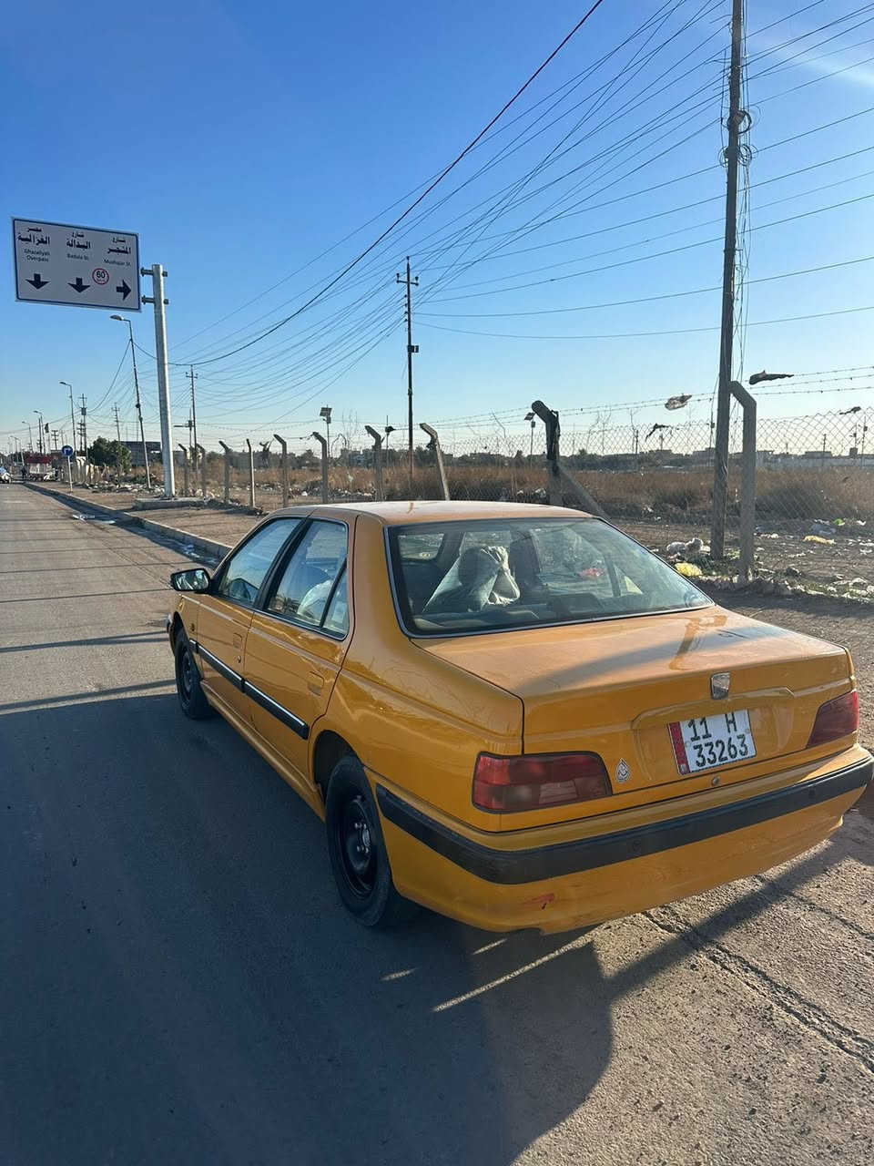 السلام عليكم ورحمة الله وبركاته 
من رخصه الادمن المحترم 
بيجو بارص مديل ٢٠١٨ طخه بصيطه 
بيهه جاملغ وبنيد مكينه كير تبريد خير من الله  
السعر ٥٤ بيهه مجال حق الجيه 
مكان بغداد غزاليه 
الرقم ***********
