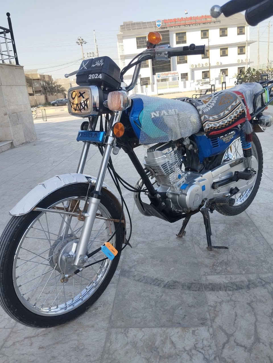 للبيع نامه اصلي تعمير كله 24 شاصي 19 نامه برو اوراق اصولي ماشين بل معامله تاكل 150 وتترقم مكينه مفتوحه لاستيك ولف الدراجه نضيفه كلش مكاني الديوانية السعر 900 رقم التلفون ***********
