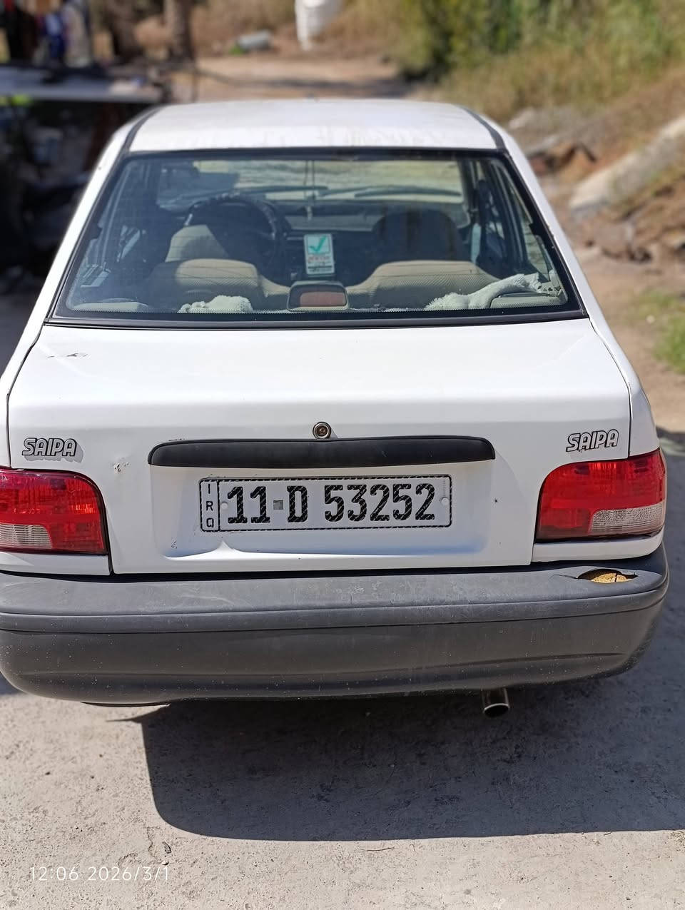 السلام عليكم سايبا 11 نظيفه مراوس فقط  بسيارة كير أوتوماتيك


**إذا كنت صاحب هذا الإعلان وتريد حذفه لأي سبب، رجاءا أرسل رسالة إلى الدعم الفني**